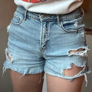 Old navy distressed denim shorts